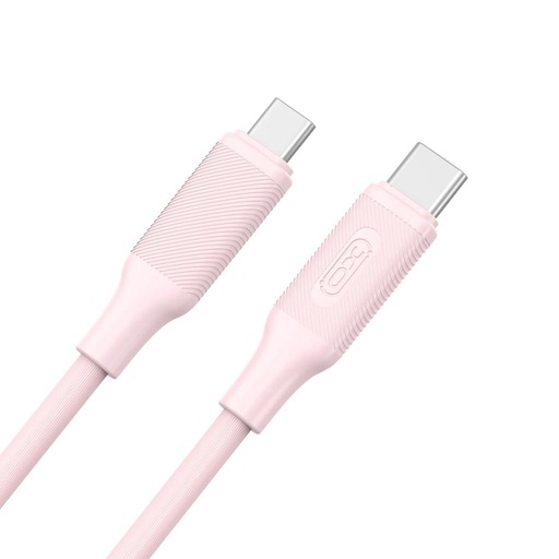 XO NB265 USB – USB-C kabel (Růžová) - 1,0 m - 2.4A
