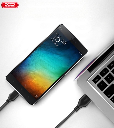 XO NB103 USB – USB-C kabel (Bílá) - 1,0 m - 2.1A