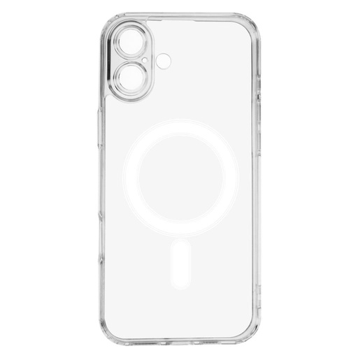 Apple iPhone 16 Anti shock MagSafe 1,5mm s ochranou kamery zadní kryt (Průhledný)