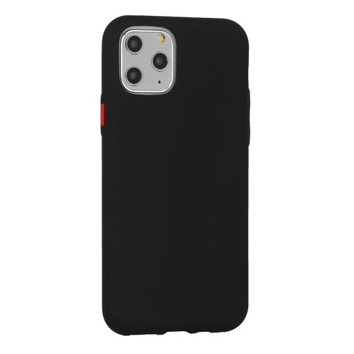 Apple iPhone 12 Pro solid silikonový zadní kryt (Černá)