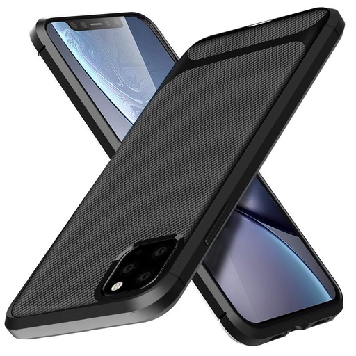 Samsung Galaxy S20+ carbon protect zadní kryt, (Černá)