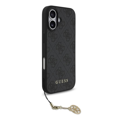 Apple iPhone 17 Guess 4G Charm pouzdro (Šedá) - GUHMP17SGF4GCK
