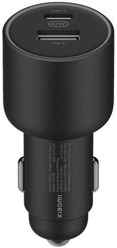 Xiaomi BHR6814GL autní nabíječka 67W USB-A + USB-C (Černá)