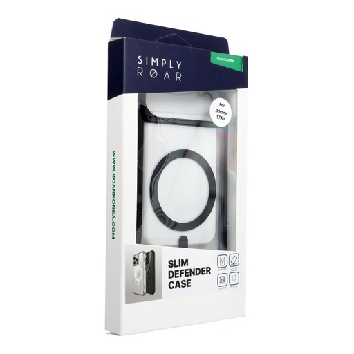 Apple iPhone 17 Air ROAR Slim Defender MagSafe zadní kryt (Černá)