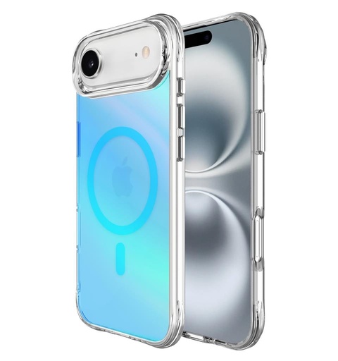 Apple iPhone 17 Air TOKO Pure rainbow magsafe zadní kryt (Modrá)