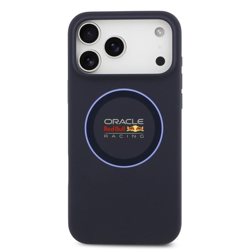 Červená Bull Silicone Modrá Ring MagSafe pouzdro iPhone 17 Pro Max (Tmavě modrá)