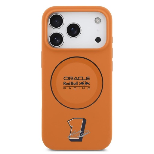 Červená Bull Silicone Modrá Ring MagSafe pouzdro iPhone 17 Pro (Oranžová)