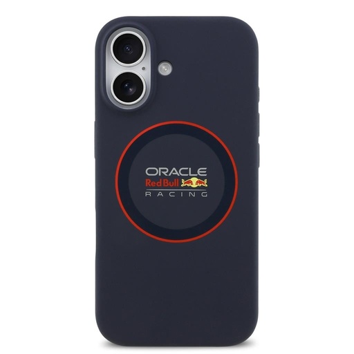 Červená Bull Silicone Červená Ring MagSafe pouzdro iPhone 17 (Tmavě modrá)