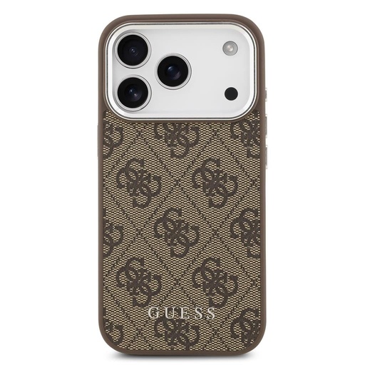 Guess 4G MagSafe pouzdro iPhone 17 Pro (Hnědá)