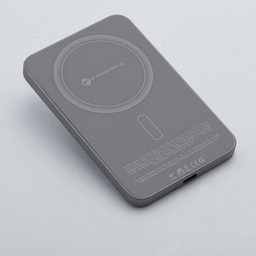 Forcell F-Energy SuperSlim F5K8 MagSafe power bank 15W 5000 mAh (Černá)
