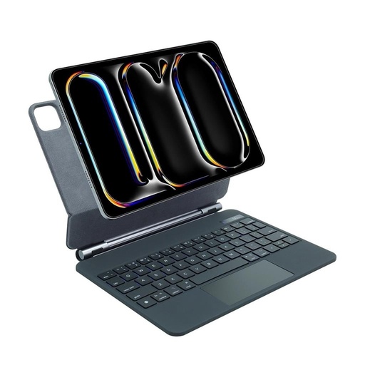XO KB-09 chytrý klávesnice digitální s displejem iPad 10.9/11" (Černá) - 64 s tlačítky