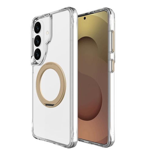 Samsung Galaxy S26 TOKO Pure MagSafe 360 ring zadní kryt (Zlatá)