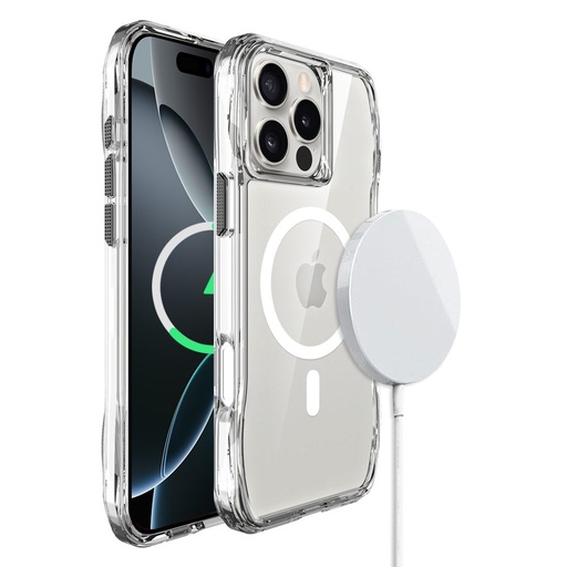 Apple iPhone 16 ROAR Slim Defender MagSafe zadní kryt (Průhledný)