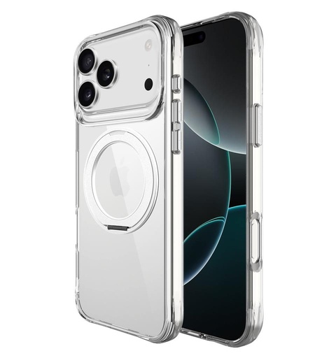 Apple iPhone 17 Pro TOKO Pure MagSafe 360 ring zadní kryt (Stříbrná)