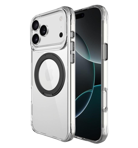 Apple iPhone 17 Pro Max TOKO Pure MagSafe 360 ring zadní kryt (Černá)