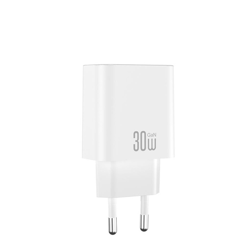 XO CE41(EU) síťový rychlonabíječka (Bílá) - 30W, 1xUSB-C