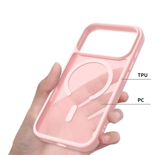 Apple iPhone 17 Pro Roar Haptic Button Matte MagSafe zadní kryt (Růžová)
