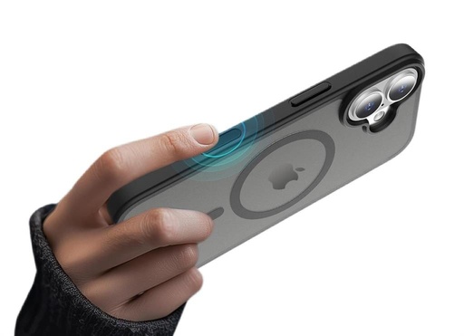 Apple iPhone 17 Roar Haptic Button Matte MagSafe zadní kryt (Černá)