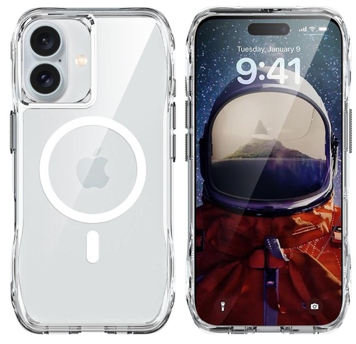 Apple iPhone 17 Pro ROAR Slim Defender MagSafe zadní kryt (Průhledný)