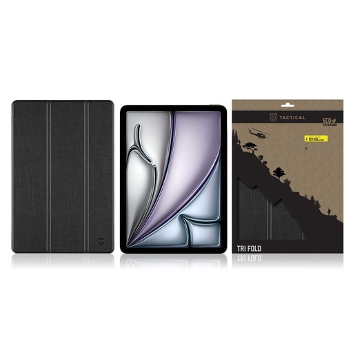 Tactical Book Tri Fold pouzdro iPad Air 11 2024/2025 / iPad Air 5 2022 / iPad Air 4 2020 (Černá)