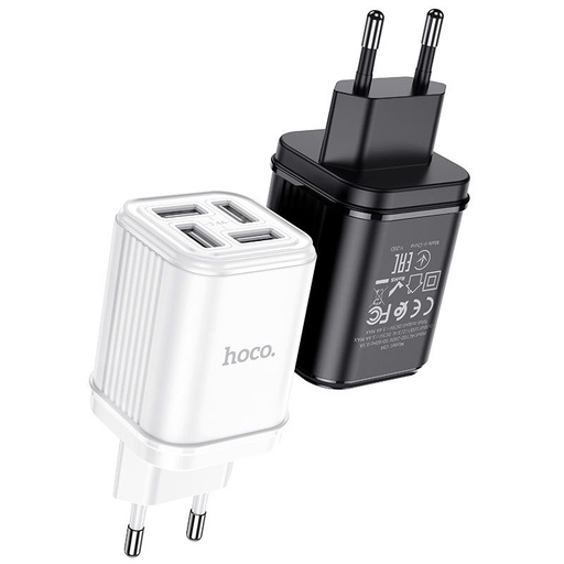 Hoco C84A síťový nabíječka (4 USB port), 5V 3,4A, černá