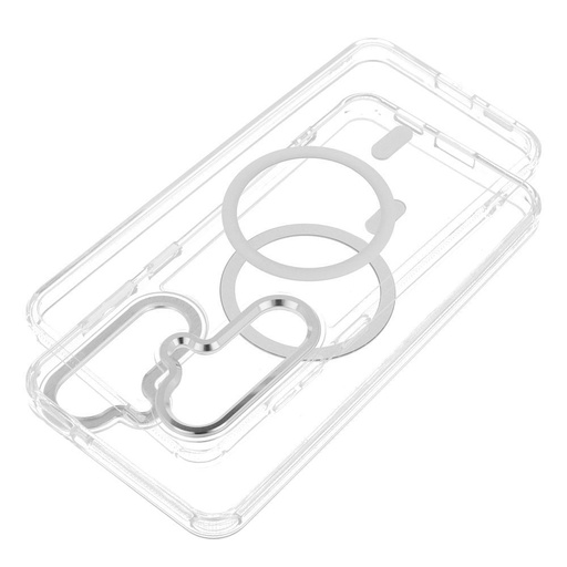 Samsung Galaxy S26 Ultra Frame Hybrid MagSafe zadní kryt (Průhledný)