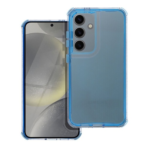 Samsung Galaxy S26 Matrix Průhledný zadní kryt (Modrá)