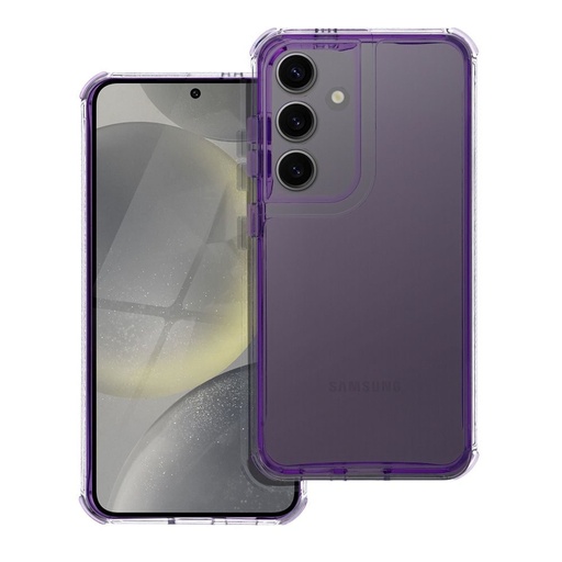 Samsung Galaxy S26 Matrix Průhledný zadní kryt (Fialová)