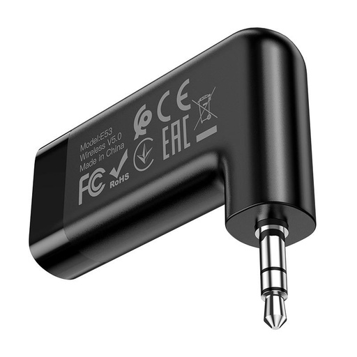 Hoco E53 bluetooth audio adapter, bezdrátový, LED indikátor stavu , černá