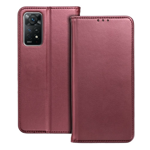 Xiaomi Redmi Note 15 Pro Plus 5G Smart book otevírací pouzdro (Vínová)