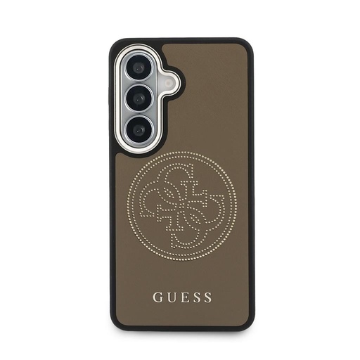 Guess PU Perforated 4G Logo Magnetic Samsung Galaxy S26 (Hnědá)