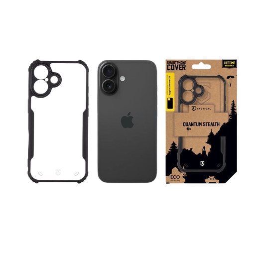 Apple iPhone 16 Tactical Quantum Stealth pouzdro (Černá)