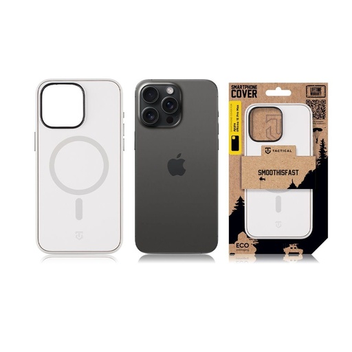 Apple iPhone 15 Pro Max Tactical MagForce Smooth Is Fast pouzdro (Bílá)