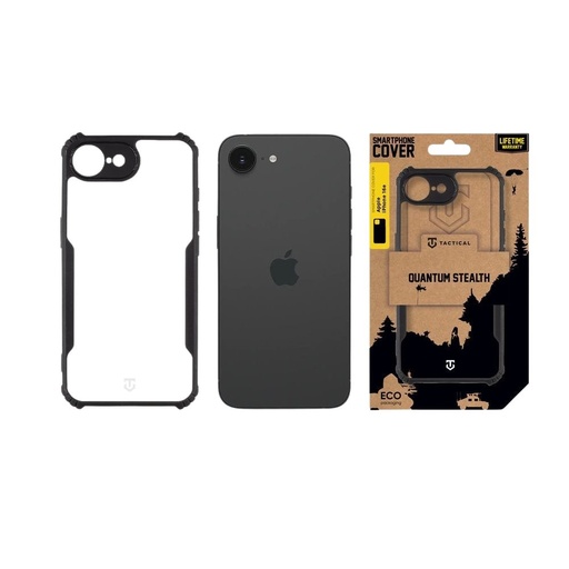 Apple iPhone 16e / iPhone 17e Tactical Quantum Stealth pouzdro (Černá)