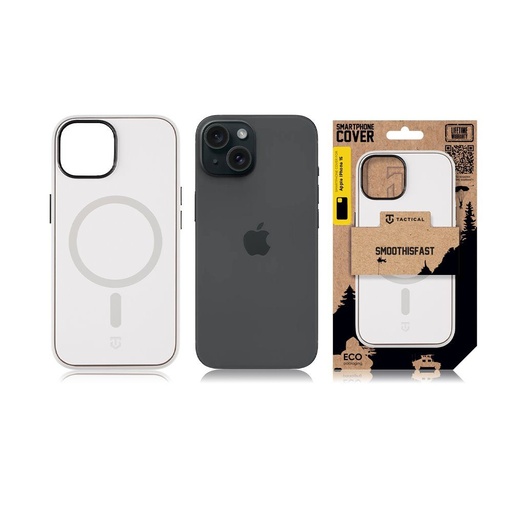 Apple iPhone 15 Tactical MagForce Smooth Is Fast pouzdro (Bílá)