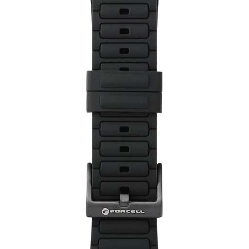 Forcell F-Design FA06 silikonový řemínek Apple Watch 38 / 40 / 41 mm (Černá)
