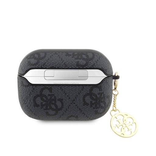 Guess 4G Script PC/PU Charm pouzdro AirPods Pro 2 (Černá)
