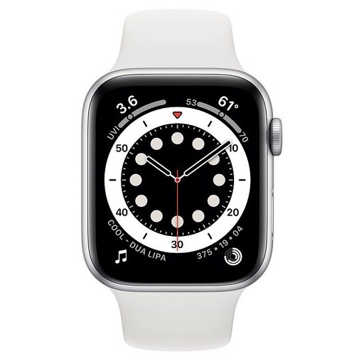 Apple watch Series 6 44mm, bílá
