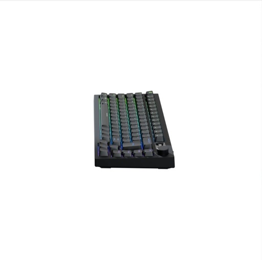 AVAX GM02 PRO 75% Gasket RGB Tri-mode mechanický klávesnice (Černá) - Gateron hnědá spínač, maďarský rozložení
