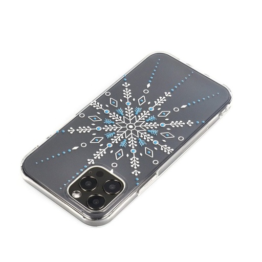 Apple iPhone 11 Winter silikonový zadní kryt (Snowflake (Průhledný))