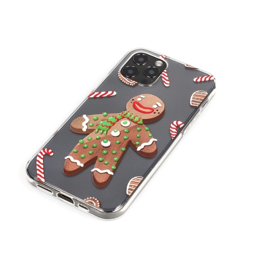 Apple iPhone 7 / iPhone 8 / iPhone SE 2020 / iPhone SE 2022 Winter silikonový zadní kryt (Gingerbread Men (Průhledný))