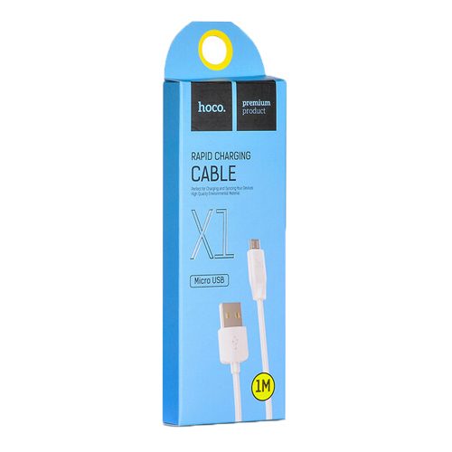 Hoco X1 1M microUSB kabel, bílá