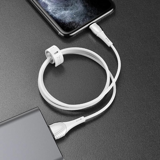 Hoco X49 lightning kabel, 2.4A, 1M, bílá