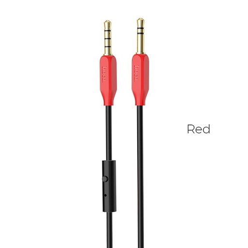 Hoco UPA12 AUX kabel s mikrofonem, černá