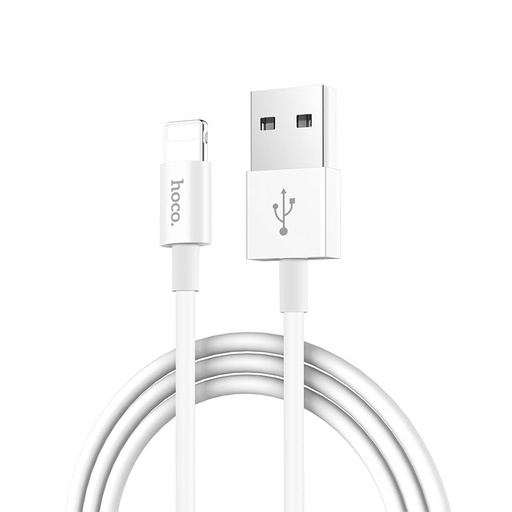 Hoco X23 lightning kabel, 1M, bílá