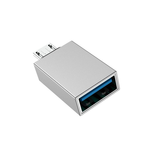 Borofone BV2 OTG adaptér, USB 3.0, stříbrná