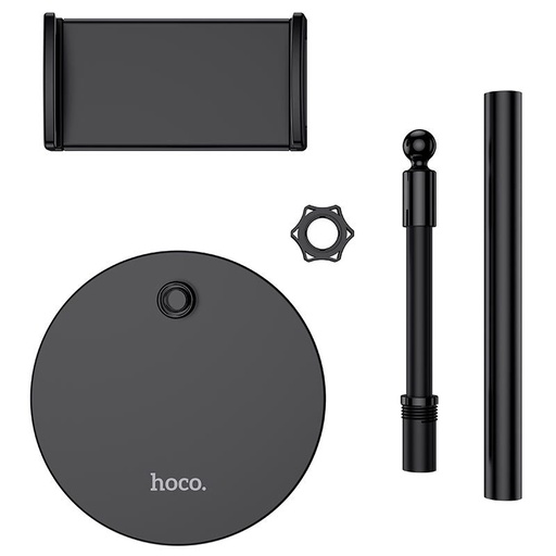 Hoco PH30 stolní telefonní a držák na tablet stojan, kov, černá