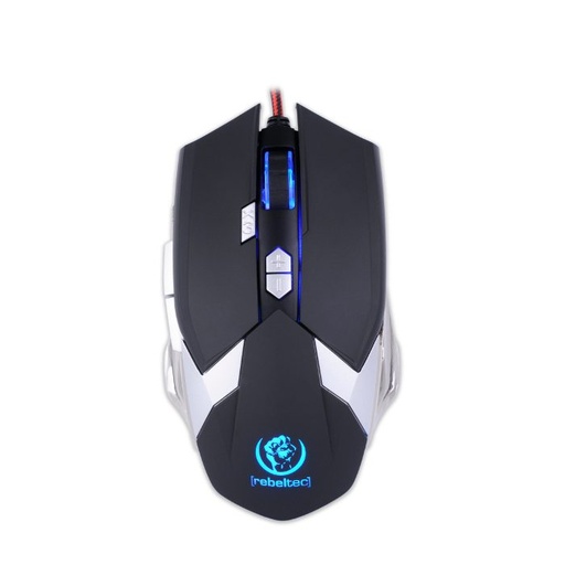 Rebeltec DESTROYER gaming myš, optický, 4000 dpi, 1.8M délka kabelu, 8 s tlačítky