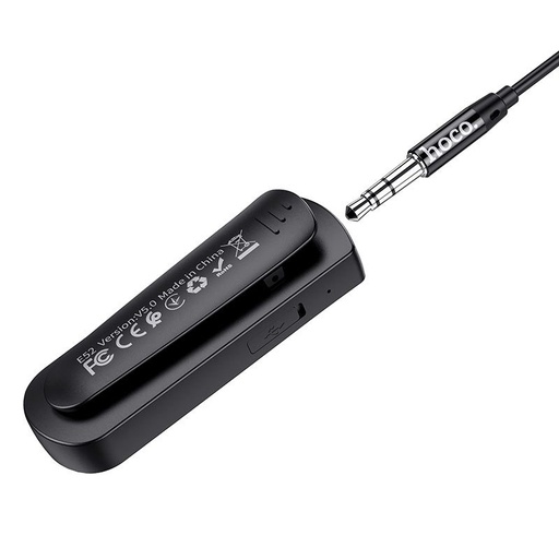 Hoco E52 audio adapter, černá