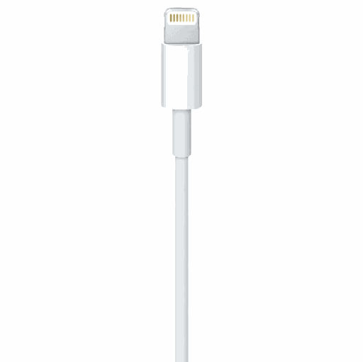 Apple USB-A - Lightning datový a nabíjecí kabel (Bílá) - 1m (MXLY2)